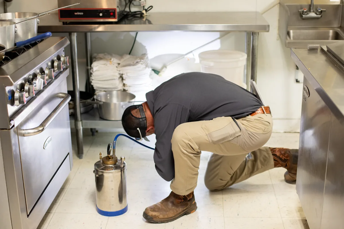Commercial pest service setup